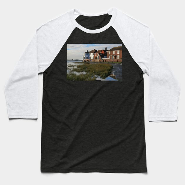 Harbour Cottages, Bosham Baseball T-Shirt by RedHillDigital